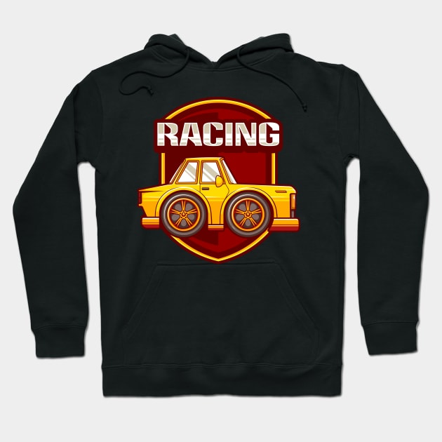 Mini Car Racing Hoodie by Harrisaputra